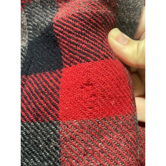 VTG Abercrombie & Fitch Mackinaw Plaid Hunting Jacket Wool Mens Large MHT-119a - Picture 10 of 13